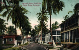 Panama - Second Street Cristobal, Canal Zone 1910 - Panama