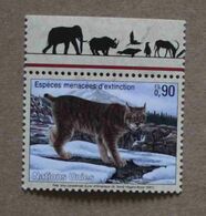 Ge01-01 : Nations-Unies (Genève) / Protection De La Nature - Lynx D'Amérique Du Nord - Unused Stamps