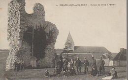 CHATILLON SUR MARNE - RUINES VIEUX CHATEAU - Châtillon-sur-Marne