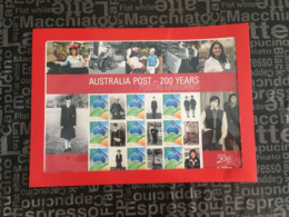 (30-07-2020 [B] ) Australia - Australia Post 200 Years - Postal Uniforms (personalised Stamps Sheet) - Ganze Bögen & Platten