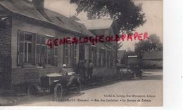 80 - ORESMAUX- RUE DES COULOTTES -BUREAU TABACS TABC -BOULFROY LANVIELLE-VOITURE- RARE EDITEUR LELONG AMIENS - Otros & Sin Clasificación