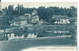 CORBELIN   ( ISÈRE )   L' ETANG ET LA QUARTIER DU GUA - Corbelin