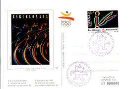 ESPAGNE ¨1990 PREOLYMPIQUE DE BARCELONE 92 - CHEVAL D'ARCON - Sonstige & Ohne Zuordnung