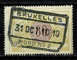 Belg. 1902/14 TR 39 Obl. / Afst. Bruxelles Nord N° 2 - Afgestempeld