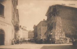 AK - POLA (Pula) - Piazza Comizio Mit Historischen Gebäuden 1908 - Croatie