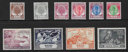 MALAYA - KEDAH 1949 - 1950 MOUNTED MINT COLLECTION INCLUDING 1949 UPU SET AND HIGHER CATALOGUED VALUES Cat £54+ - Kedah