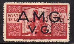 VENEZIA GIULIA 1945 - 1947 TRIESTE AMGVG AMG VG DEMOCRATICA LIRE 100 USATO USED OBLITERE' - Gebraucht