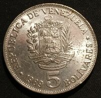 VENEZUELA - 5 BOLIVARES 1989 - KM 53a - ( Bolivar - Bolivars ) - Venezuela