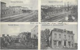 GRUSS Aus HERBERSTHAL-Bahnhof Herbersthal - Bahnhof Welkenraedt - Neutrale Strasse -Gelchäffshaus J. Schmitz-Bertram - Lontzen