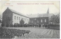 HANNUT  --  Pensionnat Des Soeurs Du Sacré Coeur De Marie - Façade Postérieure Et Jardin - Hannut