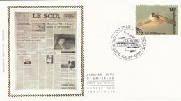 B01-173 BELG.1987 2271 2272 FDC's Soiezijde (Aalst)   LE SOIR & HET LAATSTE NIEUWS 100 JAARANS 5€. - 1961-1970