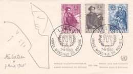 B01-173 BELG.1960 1125-1127 FDC Liège  Wereldjaar Vd Vluchteling Année Mondiale Du Réfugié  2.5€ - 1951-1960
