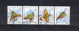 CROATIA - WWF - BUTTERFLIES - MI.NO.1049/52 - KC = 5,2 € - Used Stamps