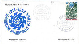 GABON 0251 Fdc OIT, Industries Du Bois Et Du Pétrole - IAO