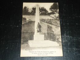 MARSEILLE - MONUMENT AUX MORTS DES ENFANTS DES QUARTIERS DE SAINT-JEROME, LA ROSE, LE MERLAN, SAINT-MITRE GUERRE 1 (C.O) - Nordbezirke, Le Merlan, Saint-Antoine