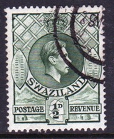 Swaziland 1938 George VI Single ½d Definitive Stamp In Fine Used Condition. - Swaziland (...-1967)