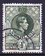 Swaziland 1938 George VI Single ½d Definitive Stamp In Fine Used Condition. - Swaziland (...-1967)