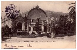 7465 - Monaco - Le Palais Des Beaux-Arts - N°74 - L.B. Paris-Marseille - - Monte-Carlo