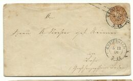 PREUSSEN DKS Greifswald Auf GA 3 SGr 5.12.1866 Nach Lahr In Baden - Postal  Stationery