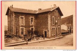 CPA NOTE D' Hotel 42 ROCHETAILLEE  HOTELLERIE DU CHATEAU - Rochetaillee