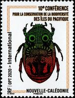 Nouvelle-Calédonie 2020 - Insecte, Conférence Biodiversité Pacifique - 1 Val Neuf // Mnh - Unused Stamps