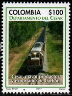 A554A-COLOMBIA- 2017 - MNH- CESAR DEPARTMENT- TRAIN - Colombia