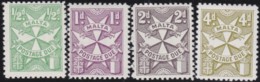 Malta  .    SG  .     D 28/31        .   Mint-hinged   .   /   .  Neuf Avec Charnière - Malte (...-1964)