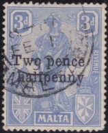 Malta  .    SG  .   142    .      O   .       Cancelled   .   /   .   Oblitéré - Malte (...-1964)