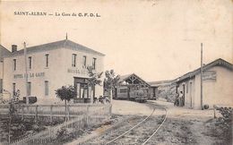 Saint Alban Les Eaux      42       Intérieur De La Gare Du C F D L            (voir Scan) - Other & Unclassified
