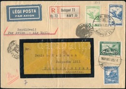 1932 10 Grammos Portóhelyes Ajánlott Légi Levél Argentínába Repülő 5P + 1,22P Kiegészítő Bérmentesítéssel. Magas Pontért - Altri & Non Classificati