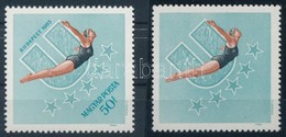 ** 1965 Universiade 50f Felírat és értékszám Nélküli Tévnyomat + Támpéldány (100.000) (ujjlenyomat / Finger Print) - Altri & Non Classificati