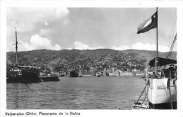 ¤¤   -  CHILI   -   CHILE  -  Carte-Photo   -  VALPARAISO   -  Panorama De La Bahia   -   ¤¤ - Chili