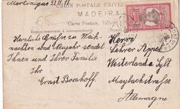 MARTINIQUE 1911 CARTE POSTALE DE FORT DE FRANCE - Covers & Documents