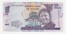 Banknote Reserve Bank Of Malawi 20 Kwacha 2019 UNC - Malawi