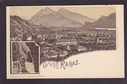 CPA Suisse Helvétia Schweiz Svizzera Non Circulé Litho Gruss Canton De Saint Gall RAGAZ - St. Gallen