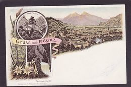 CPA Suisse Helvétia Schweiz Svizzera Non Circulé Litho Gruss Canton De Saint Gall RAGAZ - St. Gallen