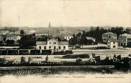 Rambervillers * Vue Générale De La Commune * La Gare * Train Ligne Chemin De Fer Des Vosges - Rambervillers