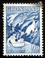 Greenland 1957  Legend.  MiNr.39  ( Lot D 2483 ) - Gebraucht