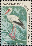 Cuba. 1967. Cigogne Blanche. White Stork. Mint. Neuf** - Cigognes & échassiers