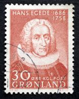 Greenland 1958 Hans Egede Missionær. Minr.42 ( Lot D 2507 ) - Gebraucht