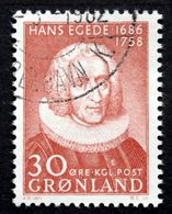 Greenland 1958 Hans Egede Missionær. Minr.42 ( Lot D 2511 ) - Gebraucht