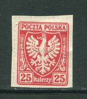 POLOGNE- Y&T N°143- Neuf Avec Charnière * - Unused Stamps
