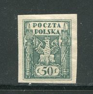 POLOGNE- Y&T N°153- Neuf Avec Charnière * - Unused Stamps