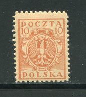 POLOGNE- Y&T N°186- Neuf Avec Charnière * - Unused Stamps