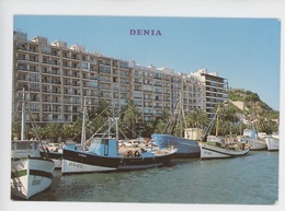 Espagne : Denia (port Bateau De Pêche) Puerto Y Paseo Cervantes - Alicante