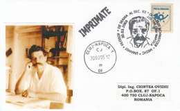 FAMOUS PEOPLE, ALBERT SCHWEITZER, DOCTOR, HUMANITARIAN, SPECIAL COVER, 2005, ROMANIA - Albert Schweitzer