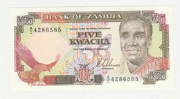 Banknote Zambia 5 Kwacha 1989 UNC - Zambia