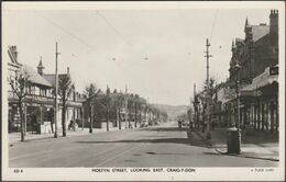 Mostyn Street, Looking East, Craig-y-Don, C.1952 - Tuck's RP Postcard - Caernarvonshire