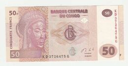 Banknote Banque Centrale Du Congo 50 Francs 2013 UNC - République Démocratique Du Congo & Zaïre