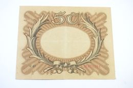 (AR10) Billet Allemand 50 Marks 1918 C47 - 50 Mark